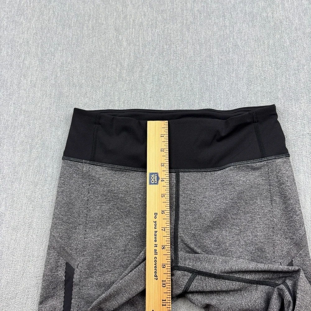 Lululemon Leggings Womens 8 Gray Smooth Stride Cropped 17